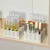 Organizador de Mesa para Casa Grade em Camadas Organizador de Medicamentos em Formato de Tubo Tira de Cola para Bastão Prateleira para Armazenamento de Medicamentos em Pomada