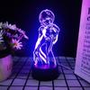 Guerro de evangelio del Nuevo Siglo EVA lámpara de mesa belleza brillante día incienso máquina preliminar periférico decoración de escritorio táctil luz nocturna
