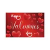 Tela de Fondo Nuevo Día de San Valentín Transfronteriza 2026 Decoración de Cita en Pareja Tela Colgante Decoración de Lugar al Aire Libre Tela de Fondo