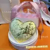 Oro de 999 Festival Qixi Pastel en Forma de Corazón Festival Qixi Regalo Pequeño Un Corazón Una Mente Princesa Por Favor Hazte Rica Bolas de Agua Regalos al por Mayor