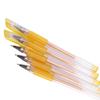 Pluma dorada para trazar, pluma de gel amarilla, varilla de pluma para caligrafía sin fragancia de sándalo, recarga de 0.7 1.0 para trazar