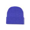 Gorro de Lana Tejido de Color Sólido con Hilo Plateado, Gorro Acrílico Engrosado Anti-Frío, Gorro Casual para Exteriores y Viajes