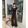 Foto Real # Camiseta Feminina de Manga Curta com Laço, Ombro a Ombro, Design Assimétrico, Nova Coleção Primavera 2026.