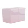 Limpieza de arte de uñas caja de algodón de doble compartimento algodón cosmético toalla para arte de uñas algodón desmaquillante suministros para tatuajes caja de almacenamiento de doble uso caja de acabado