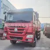 Comercio Exterior Exportación a Sudeste Asiático y África Camión Volquete Trasero de Segunda Mano Howo Camión Volquete Trasero para Movimiento de Tierras 375 371 Camión Volquete