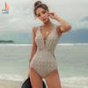Traje de Baño Nuevo 2025 para Mujer Sexy de Una Pieza Push-Up para Busto Pequeño Adelgazante Look Vacaciones Aguas Termales Coreanas Traje de Baño Casual