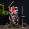 La estatua de Wang Lingguan es un gran oficial espiritual, Wang Tianjun, Wang Shanzhan, como el protector de la ley, el verdadero rey, el dios del fuego, el rey, adornos para el hogar de resina.