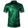 Camiseta de manga corta transfronteriza de Amazon, nueva camiseta de verano 2024 para hombre, con estampado bronceado, talla europea, polo de manga corta
