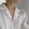 Collar con borla de bolitas de uva pequeñas para mujer, estilo europeo y americano, hermoso, no se cae, cadena para clavícula de acero titanio, suministro de comercio electrónico transfronterizo