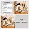 En stock al por mayor caja de almacenamiento de joyas color blanco tierra estilo ins papel especial de alta calidad caja de embalaje de cajón de joyas con tapa cielo y tierra