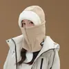 Gorro Cortavientos para Mujer, Gorro de Algodón de Invierno para Ciclismo, Máscara Gruesa Cálida, Protección para Orejas, Bufanda para Cuello, Cubrecabezas, Gorro Lei Feng a Prueba de Frío