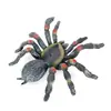 Figura Realista de Araña Tarántula PVC Modelo de Araña Roja Negra Juguete Educativo para Niños Amantes de la Naturaleza Decoración de Halloween y Colección de Insectos