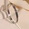 Pulsera de acero de titanio joyería para niñas Alto sentido nicho ins cielo estrellado no se decolora Acero inoxidable con incrustaciones de diamantes Joyería europea y americana