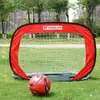 Gol de Futebol Infantil Dupla Função, Estrutura de Rede de Futebol para Treinamento Dobrável e Móvel, Gol de Futebol Portátil e Simples para Jardim de Infância