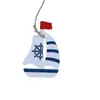 Corda de Cânhamo Decorativa DIY Mediterrânea Pequeno Pingente Criativo Mini Decoração de Parede Acessórios Feitos à Mão Barco de Pesca Âncora Pingente para Jardim de Infância