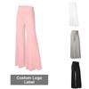 Pantalones Anchos de Seda Helada para Mujer Amazon talla extra Pantalones de Yoga Fitness Sueltos 2024 Transfronterizo
