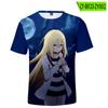 Angelsofdeath Periférico Estilo Coreano Casual 3D Camiseta de Manga Corta con Cuello Redondo para Mujer Moda al por Mayor Versátil