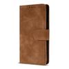 Adecuado para iPhone16 Funda de Cuero S24 Sensación de Piel Borde de Doble Pliegue Billetera para Tarjetas Funda Protectora Google 9Pro Color Sólido Esmerilado