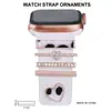 Adecuado para hebilla de Apple Watch Correa de silicona con banda de reloj incrustada de diamantes Hebilla de pasador de diseño original para iWatch