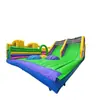 Castelo Inflável Grande com Torre e Escorregador Design Combinado Material de PVC Resistente ao Desgaste Equipamento de Playground ao Ar Livre para Crianças