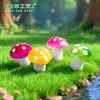 Simulación de planta de espuma de hongo de color hongo pequeño hongo micro paisaje bonsái adornos accesorios