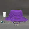 En stock Algodón Puro Lavado Sombrero de Pescador con Volantes Hyun-a Sombrero de Cubo para Mujer para Compras y Viajes Sombrero de Sol Personalizado de Moda
