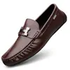 Zapatos de Frijol de Venta Caliente en Vivo para Hombre Piel Genuina Transfronterizos Zapatos de Cuero de Gama Alta para Hombre Piel Suave Moda Zapatos de Frijol para Hombre Estilo Coreano Tendencia