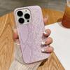 Padrão de Pele de Cobra Cristalina Adequado para iPhone16ProMax Apple 15 Alto Nível 14 Pacote com Três Capas de Celular de Couro para Meninas