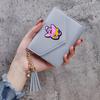 Bob Esponja 11 Monedero de Borla de Color Sólido Cartera Temu Cartera Corta Cartera Delgada Estilo Caliente Transfronterizo Disponible