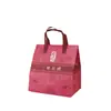 Bolsa Tote Térmica Personalizada Barbacoa Postre Bebidas Catering Bolsa Térmica Comercial Velcro Papel de Aluminio Bolsa No Tejida