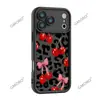 Nueva Funda de Teléfono con Estampado de Leopardo Cereza de Amazon para Apple 17Pm Anticaída iPhone 16P Funda Protectora de Silicona para Teléfono