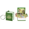 Livro dobrável Criativo 3D Tridimensional da Grande Muralha Pingente da Praça Tiananmen de Pequim Livro Explosivo Mini Taishan com Chaveiro