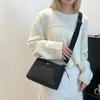 Bolso Pequeño Cuadrado Cruzado para Mujer Nuevo Ligero Color Sólido Repelente al Agua Nylon Bolso de Mujer Tendencia Transfronteriza Hombro Único Bolso de Mamá