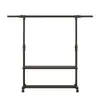 Tendedero plegable simple de pie para dormitorio, tendedero de interior de una sola barra, tendedero de balcón para uso doméstico