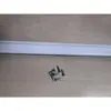 Riel Magnético para Cortina de Puerta de Aleación de Aluminio con Riel Deslizante de Doble Ranura, Riel Guía Plano Deslizante Empujar-Tirar Montado en Techo y Lateral, Accesorios Engrosados