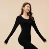 Nuevo Traje Cálido de Camelia Otoño/Invierno 2026 para Mujer, Ropa Interior Térmica Cómoda, Conjunto Cálido y Resistente al Frío, Venta al por Mayor