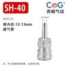 Conector Rápido Tipo C Sp20 Manguera de Resorte Pistola de Aire Autoblocante Macho y Hembra Conector de Tubería de Aire Sm30 Conector Neumático para Compresor de Aire