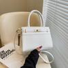 Moda de Comercio Exterior Bolso Kelly con Patrón de Cocodrilo Versátil Portátil para Mujer Bolso Elegante de Gran Capacidad Bolso de Mano para Madre