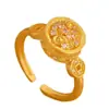 El anillo giratorio del cuenco del tesoro de Yu Hong es un diseño de nicho, lujo ligero, estilo chino nuevo, anillo abierto finamente elaborado, directo del fabricante