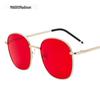 Óculos de Sol Redondos Estilo Coreano Jamie 9172Inss Celebridade da Internet para Homens, Óculos de Sol Metálicos Tendência Estilo Retro Harajuku