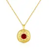 Collar de Cristal Natural, Lujo Ligero, Moderno, Sencillo y Versátil, Cadena Clavicular de Plata de Ley S925 para Mujer, Acabado Cepillado Retro Francés