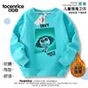 Equipe secreta do cérebro roupa infantil coletes forrados de lã para meninos outono e inverno top infantil inverno 2024 novo manga longa para meninas