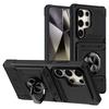 Adequado para Mercados Europeus e Americanos, Capa para Celular Samsung S26 Ultra com Porta-Cartão e Suporte em Anel, Capa Protetora S25 à Prova de Choque