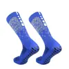 Calcetines de Fútbol con Planta de Rizo de Malla, Calcetines Antideslizantes Profesionales para Competición y Entrenamiento, Calcetines Gruesos de Agarre a Media Pantorrilla