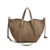 Transfronterizo 2025 Bolsa de Alas Estilo Francés Patrón Lichi Bolso Tote de Moda Gran Capacidad Costuras de Coche Bolso de Mano Bolso de Hombro para Viajero