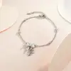 Collar de Diamantes Lazo Destello para Mujer Cadena Clavícula Estrella de Diamantes Simple de Alta Gama Diseño de Nicho de Moda Pulsera de Circonita