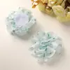 Primavera Niña Soleada Estampado de Malla Gasa Rosa Pinza para el Pelo Cuerda para el Cabello Tocado Broche Cadena de Collar Accesorios de Flores