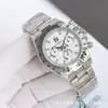 Reloj Mecánico Totalmente Automático Laojia Daytona con Tres Subesferas, Seis Manecillas, Luminoso, Resistente al Agua, Correa de Acero, Reloj de Hombre de Alta Calidad AAA