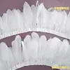 Pluma blanca autoproducida DIY accesorios de ropa de plumas hechos a mano accesorios para joyería de cabeza material productos de venta caliente
