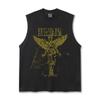 2025 Verano Transfronterizo NIRVANA Americano Algodón Pesado Camiseta Chaleco Transpirable Estampado Cuello Redondo Chaleco para Hombre